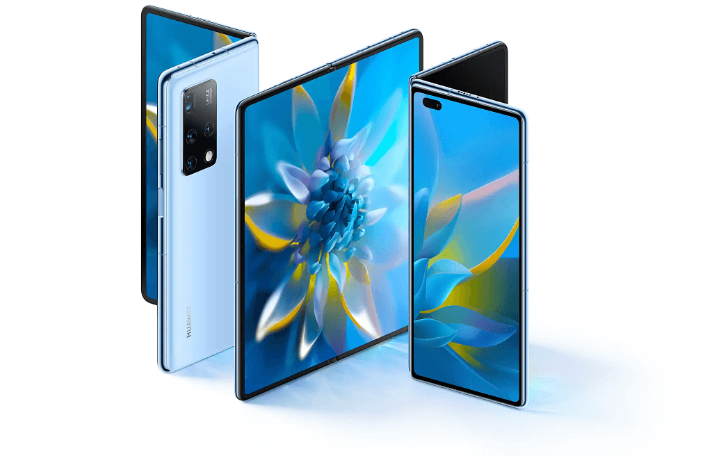 Huawei Mate X2 all folding view