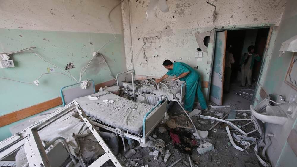 hospitals in gaza destroyed