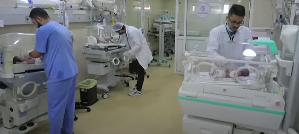 NICU in a hospital in gaza