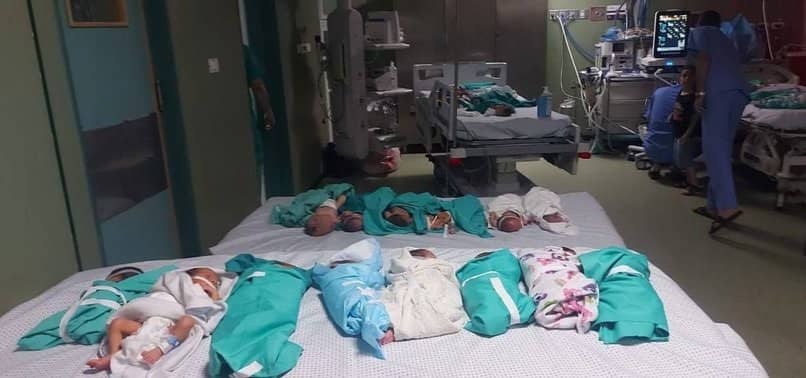 premature babies in al-quds hospital in gaza