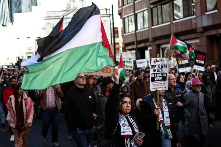 pro-palestine march