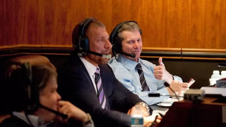 vince mcmahon and triple h